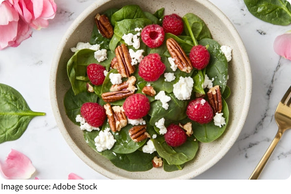 Raspberry Feta Salad