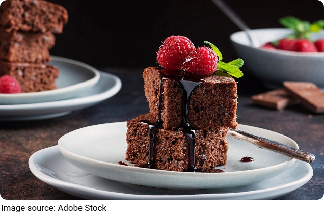 Brownie con Fresas