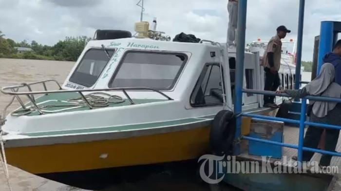 JADWAL SPEEDBOAT – Tampak speedboat saat sandar di Pelabuhan Kayan II Tanjung Selor belum lama ini. Lengkap jadwal speedboat Tanjung Selor ke Tarakan terbaru 2026, pesan tiket kini bisa juga via online. (TribunKaltara.com / Desi Kartika Ayu Nuryana).
