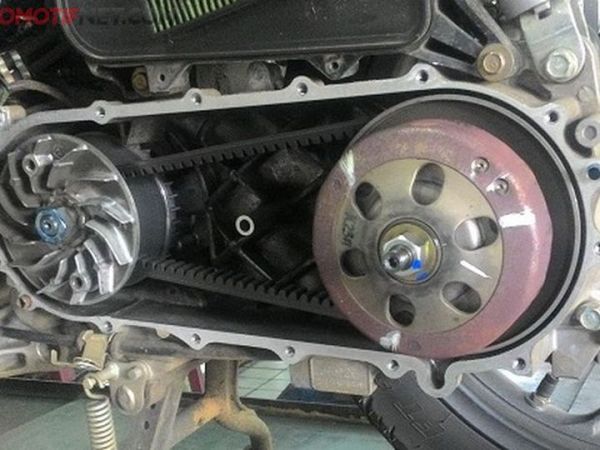 Ilustrasi v-belt Honda BeAT