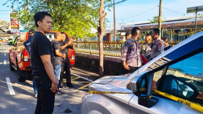 TKP - TKP penemuan jenazah di kawasan Jalan Pasar Kembang, Kota Yogyakarta.