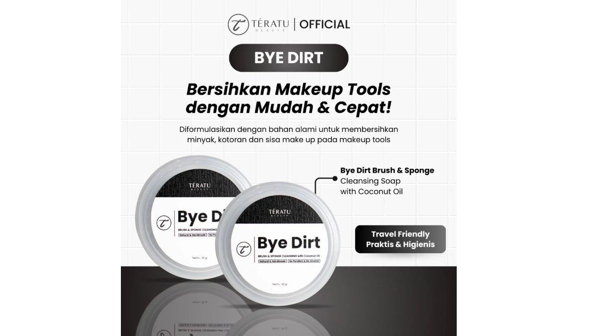 TERATU BEAUTY Bye Dirt Brush Sponge Cleansing Soap with Coconut Oil