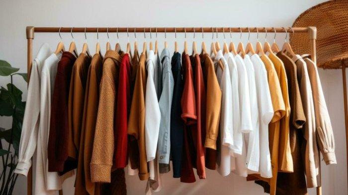 Ilustrasi tips tampil modis dengan oufit basic menggunakan bahan yang berkualitas
