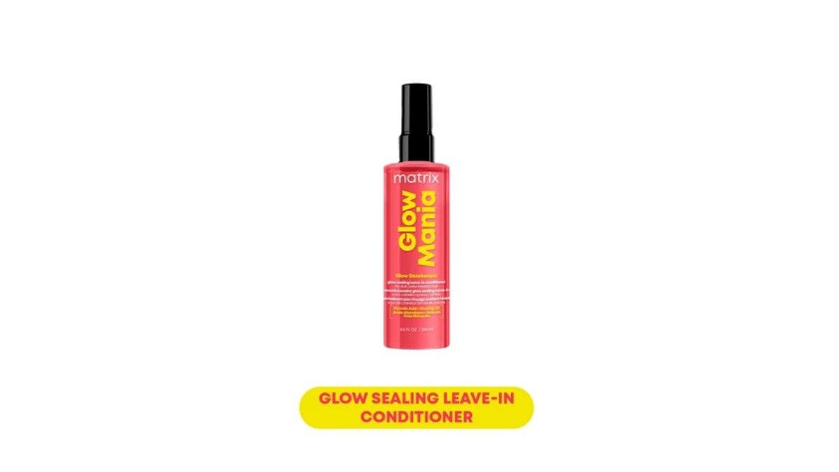 Ilustrasi kemasan dari Matrix Glow Mania Glow Sealing Leave-In Conditioner
