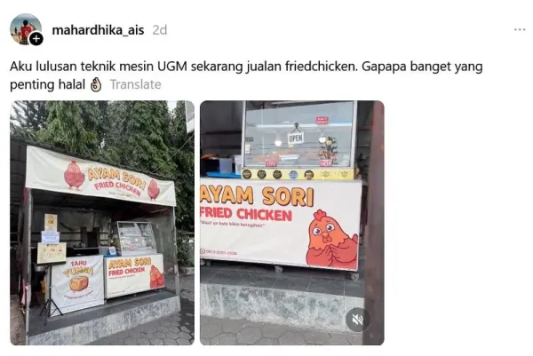 Netizen Threads adu nasib soal jual makanan tidak sesuai jurusan kuliah