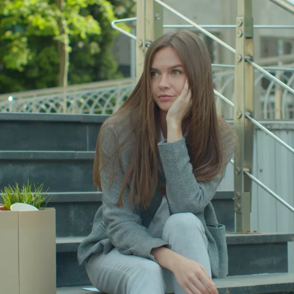 woman who lost her white-collar job will struggle in the current market