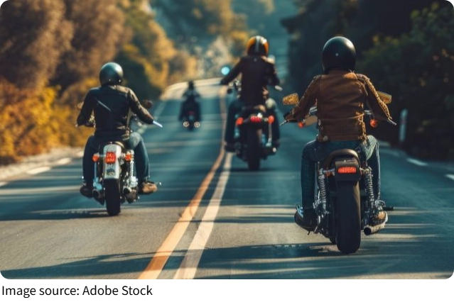 Motorcycles Beat Traffic