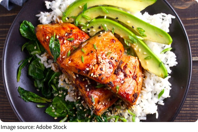 Glazed Salmon Bowl