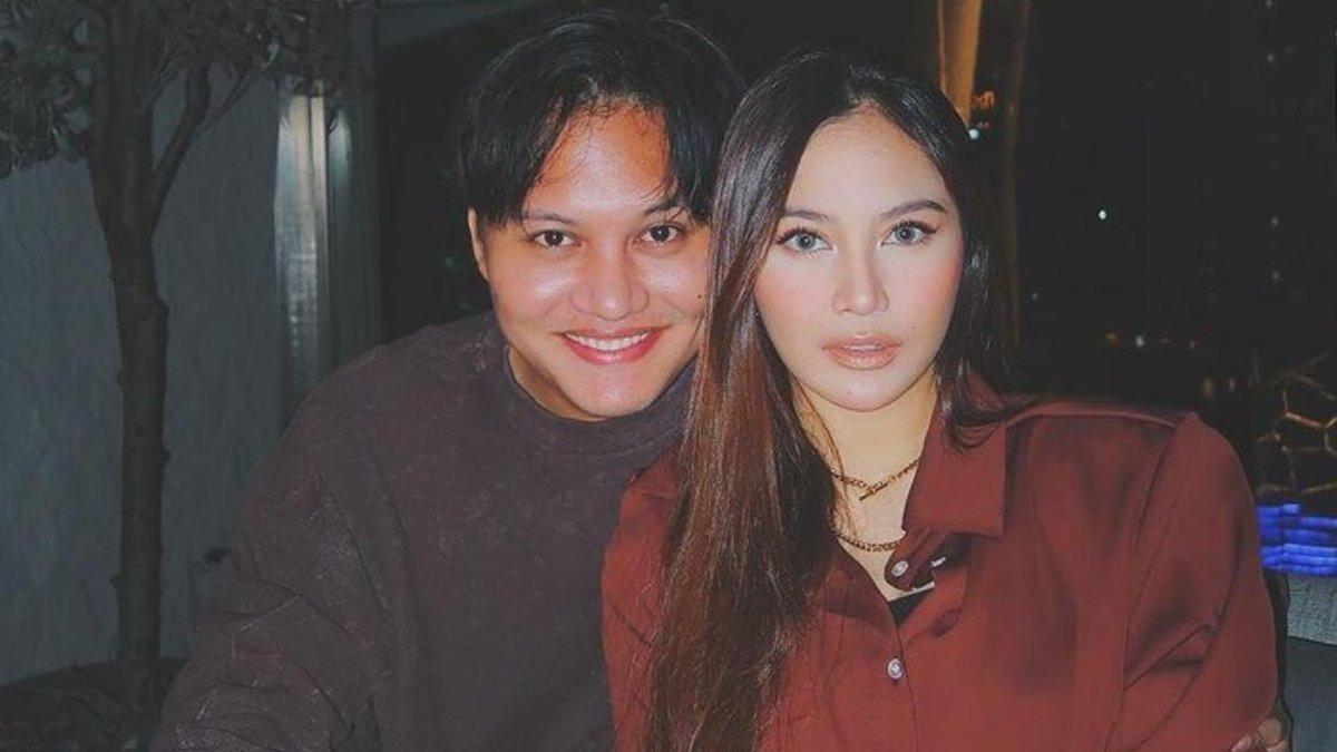 Momen bersama Rizky Febian dengan Mahalini.