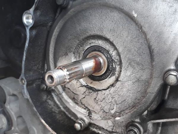 Seal kruk as jebol bikin oli masuk ke CVT