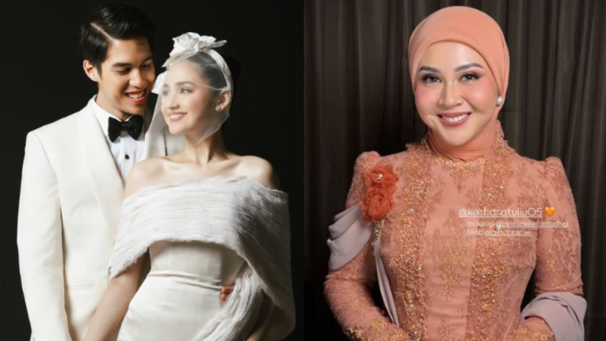 Suami Kesha Ratuliu menangis di momen pernikahan El Rumi dan Syifa Hadju.
