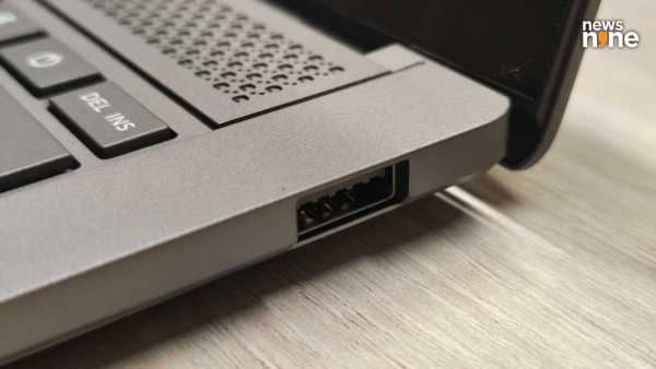 There is a single USB-C port on the right side. (Image Credit: Aditya Madanapalle/News9). 