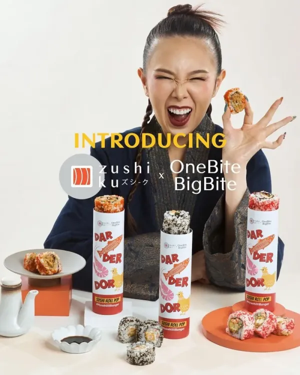 Tren sushi terbaru, ada 'sushi push pop' yang kini hadir di Jakarta