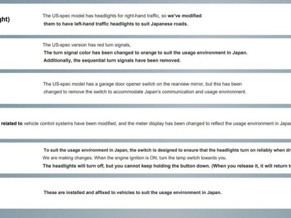 Detail ubahan Toyota Tundra untuk disertifikasi di Jepang.