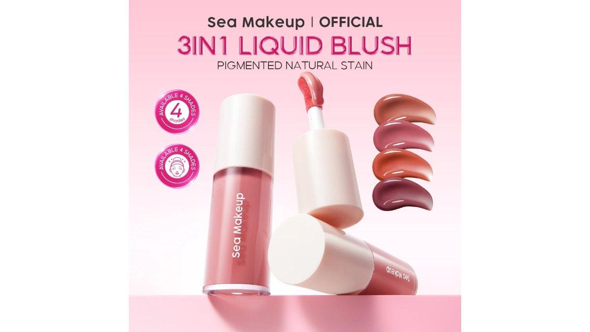 Sea Makeup Vibrant Flushed Liquid Blush On