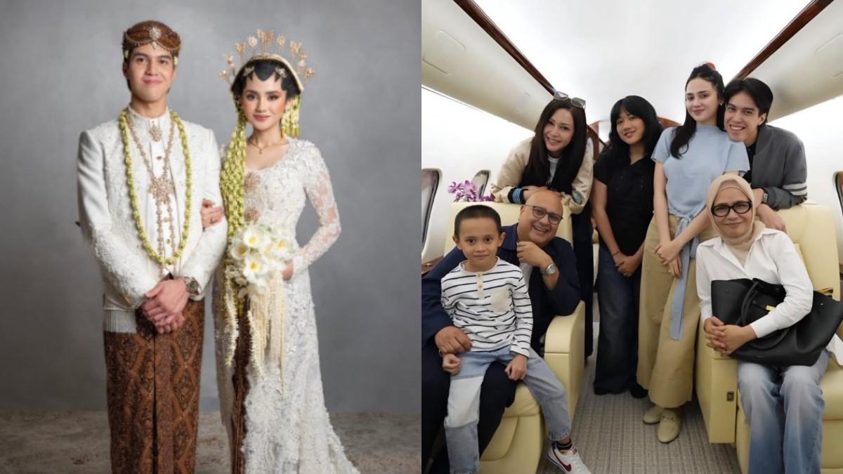 Maia tampak mengajak keluarga Syifa untuk turut serta menikmati perjalanan menggunakan jet pribadi dengan pelayanan yang istimewa.