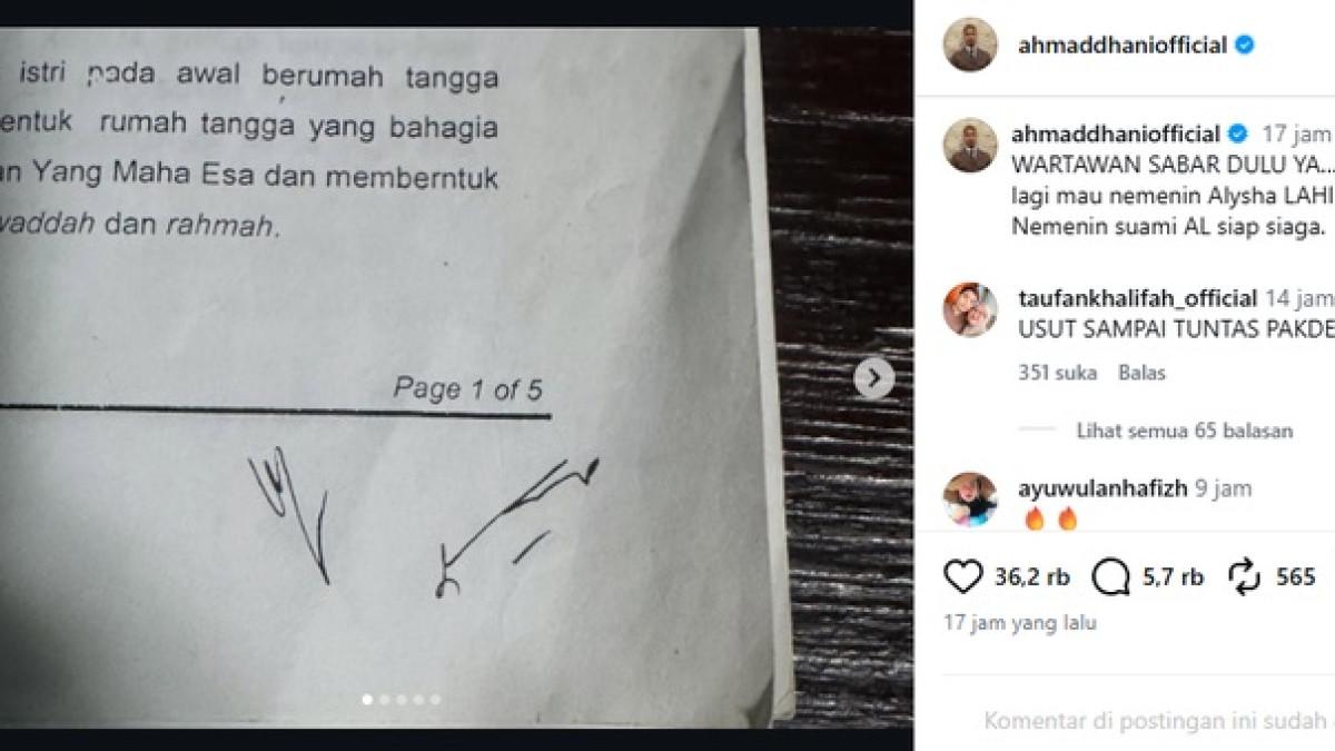 Unggahan Ahmad Dhani
