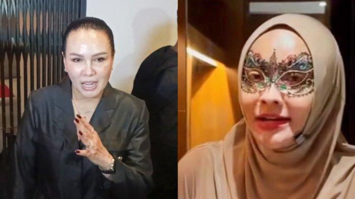 SKINCARE DOKTIF OVERCALIM - Fitri Salhuteru (kiri) di Ashta SCBD, Kebayoran Baru, Jakarta Selatan, Rabu (13/11/2024). Potret Doktif (kanan)ketika ditemui di kawasan Jakarta Selatan, Kamis (20/2/2025). Fitri Salhuteru sentil produk skincare Doktif yang overclaim.