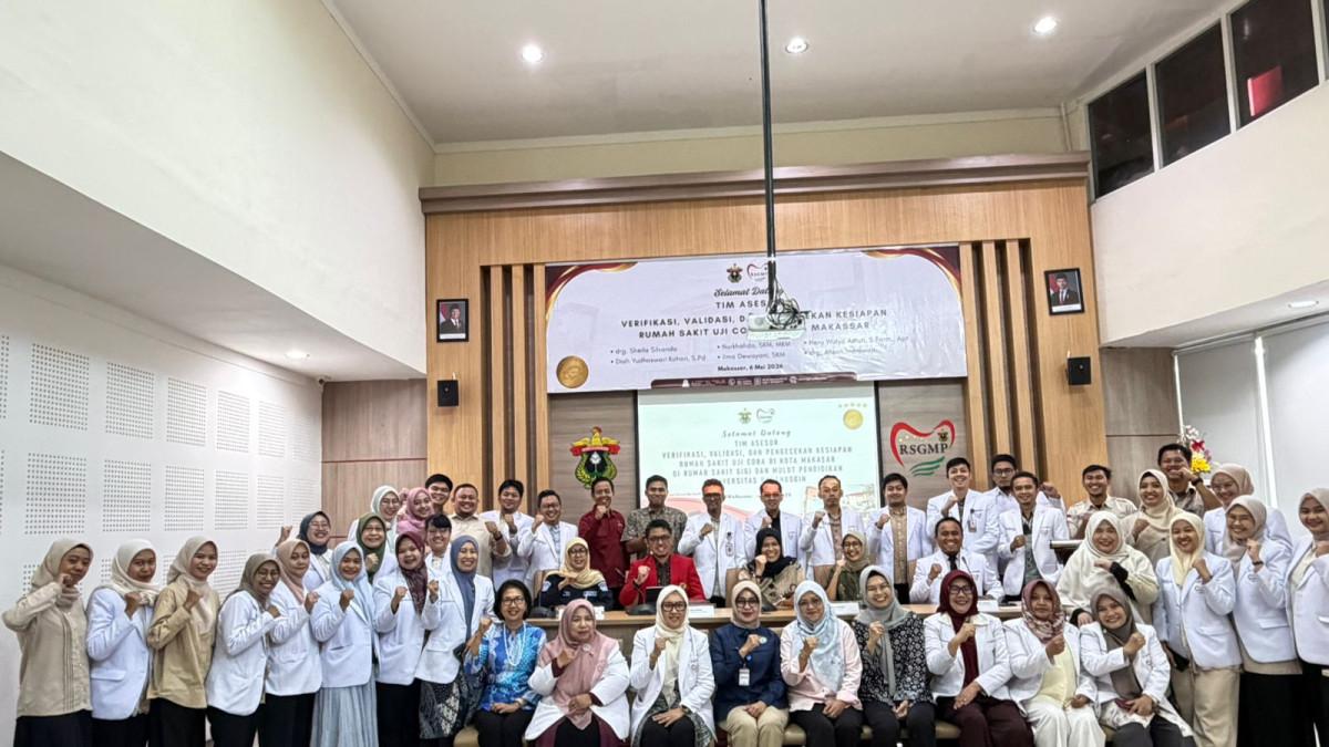 RSGMP Unhas Terima Visitasi Tim KEMENKES dalam Rangka Uji Coba Verifikasi dan Validasi Kesiapan Rumah Sakit