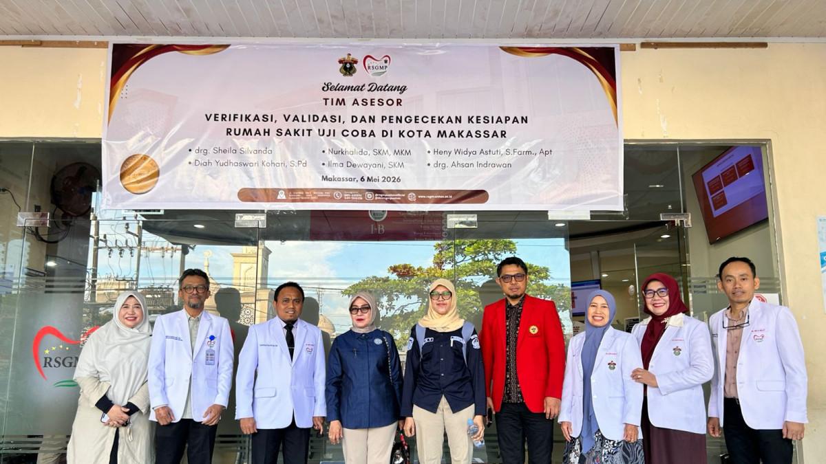 RSGMP Unhas Terima Visitasi Tim KEMENKES dalam Rangka Uji Coba Verifikasi dan Validasi Kesiapan Rumah Sakit