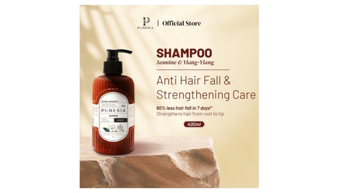 Ilustrasi varian Puresia Shampoo - Jasmine & Ylang Ylang