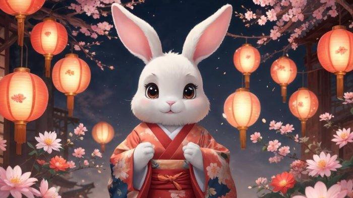 Ilustrasi Shio Kelinci.