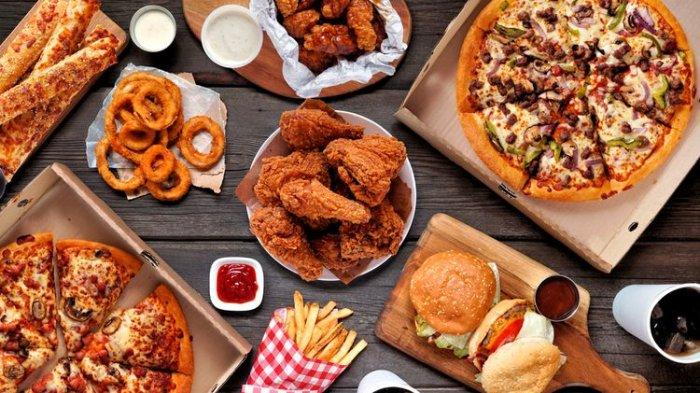 ilustrasi makanan cepat saji