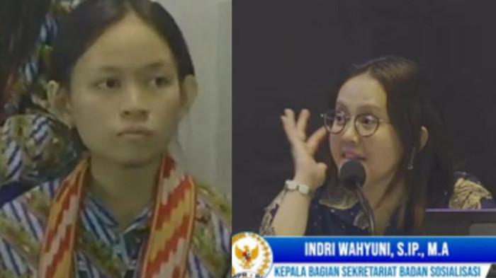 DICOPOT -  Indri Wahyuni, juri Lomba Cerdas Cermat (LCC) Empat Pilar MPR RI tingkat provinsi di Pontianak, Kalimantan Barat, yang didesak dicopot dari jabatannya.