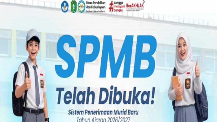 SPMB KALBAR 2026 - Situs resmi SPMB Kalbar 2026 untuk jenjang SMA, SMK, dan SLB. Tanggal pembuatan akun SPMB Kalbar 2026 terungkap.