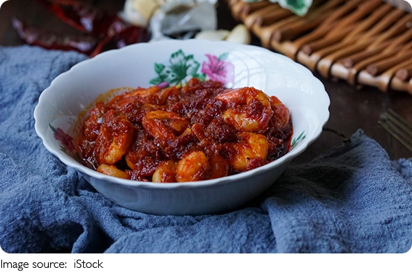 Udang Kentang Pedas