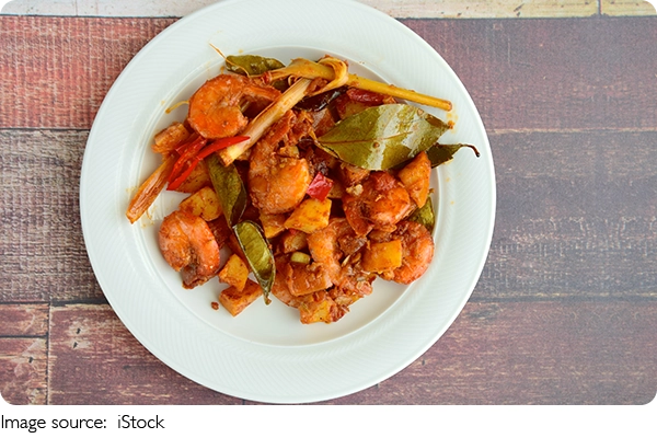 Udang Kentang Pedas
