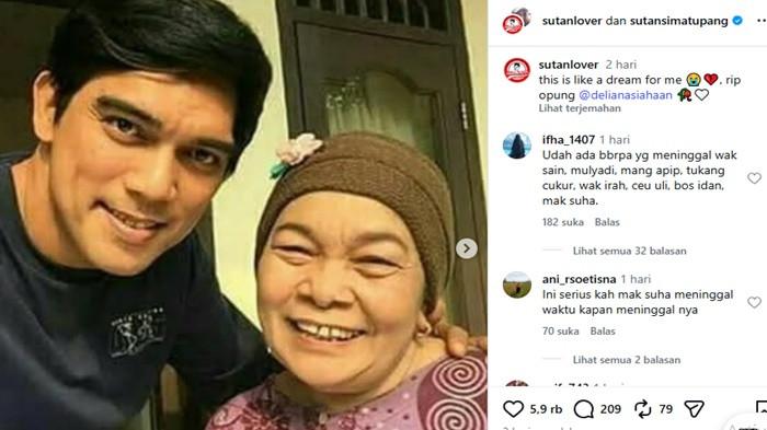 Mantan pemain sinetron hit Dunia Terbalik, Sutan Simatupang (pemeran Aceng),
