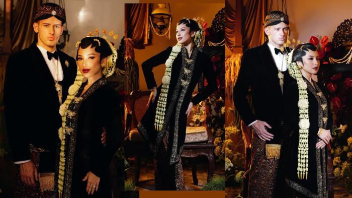ADAT JAWA - Kolase potret prewedding Justin Hubner dan Jennifer Coppen dicapture rabu (1/4/2026).