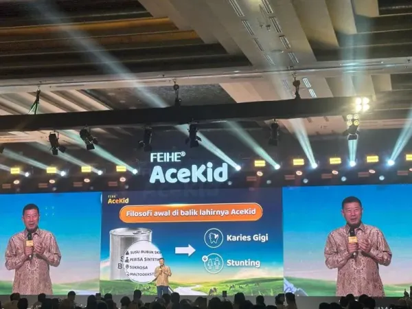 Grand Launching AceKid 'New Fresh Standard' di Kempinski Grand Ballroom, Jakarta, Minggu (7/6/2026).