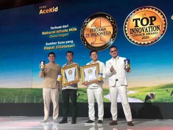 Grand Launching AceKid 'New Fresh Standard' di Kempinski Grand Ballroom, Jakarta, Minggu (7/6/2026).