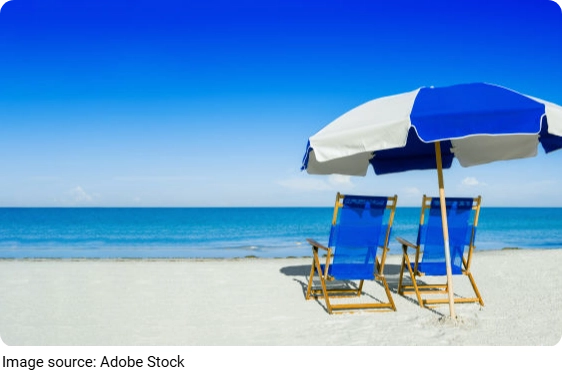 Perfekter Strandurlaub