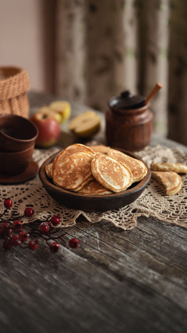 Bánh Blini tự làm hoàn hảo