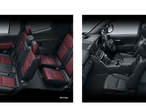 perbandingan interior Toyota Land Cruiser tipe GR-S (kiri) dan VX-R (kanan)