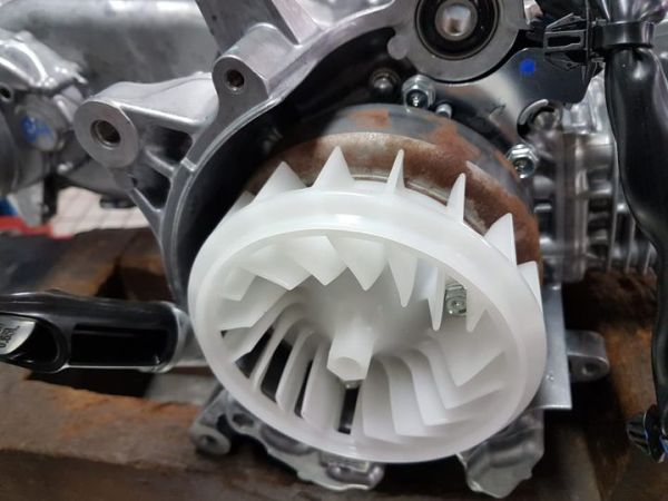 Spul kering banyak ditemukan pada motor matic