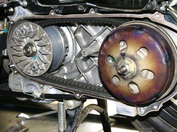 Ilustrasi CVT motor matic