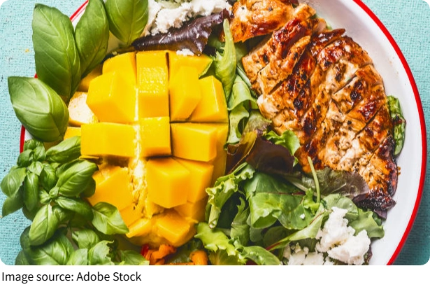 Chicken Veggie Salad Bowl