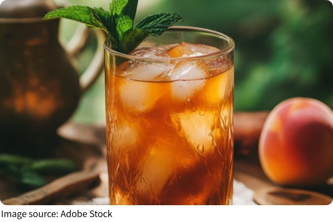 Homemade Peach Tea