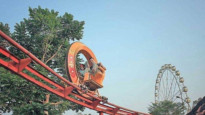 Sepeda udara di Sindu Kusuma Edupark, wisata taman hiburan di Jogja yang Instagramable