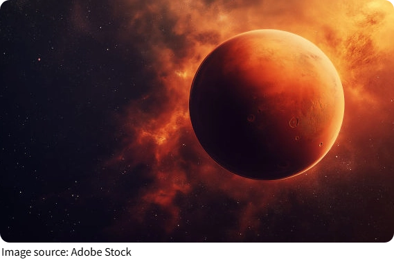 Red Moon During Eclipse