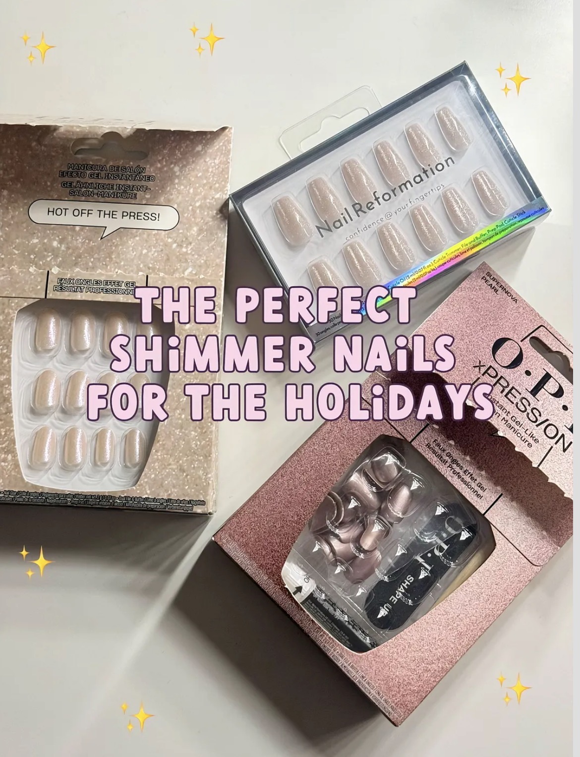Shimmer Nail Polishes