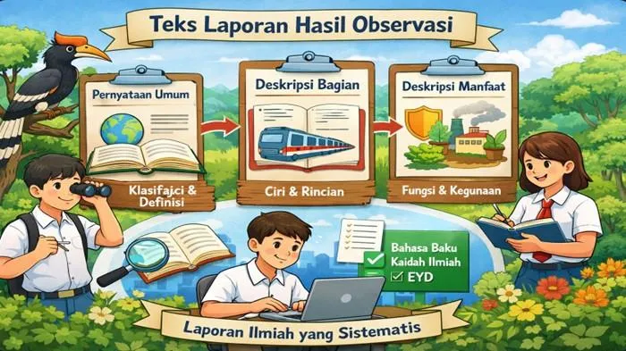 File Teks Contoh Teks Laporan Hasil Observasi dan Struktur Kebahasaannya, Materi ...