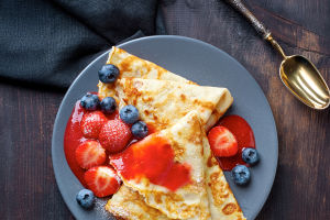 Crepes de fresa