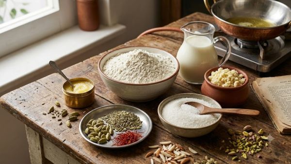 Ingredients required to make Malpua