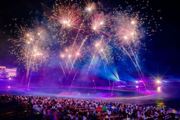 Nightly fireworks have helped turn Phu Quoc into The Island of 365 Fireworks. Photo courtesy of Sun Group