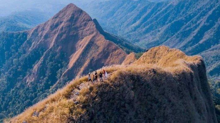 Gunung Piramid Bondowoso, tempat terjatuhnya korban yang merupakan pelajar